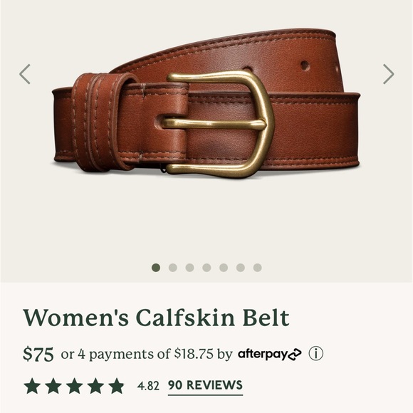 Tecovas Accessories - Tecovas Belt women’s large calfskin belt